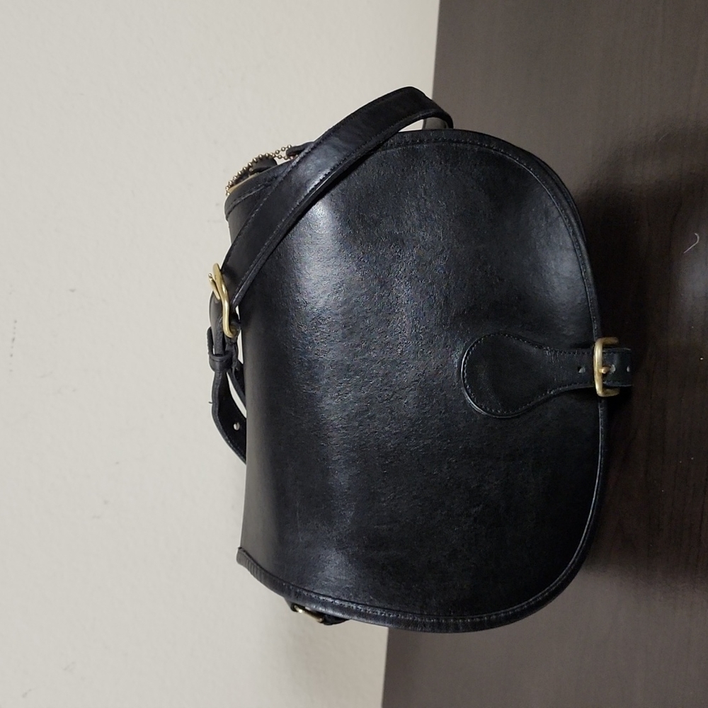 SOLD Vintage Coach Saddle Bag #9851 - Picture 4 of 14